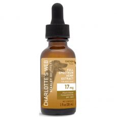 Charlotte's Web - CBD Oil Tincture for Dogs - 17mg CBD per mL - Chicken Flavor